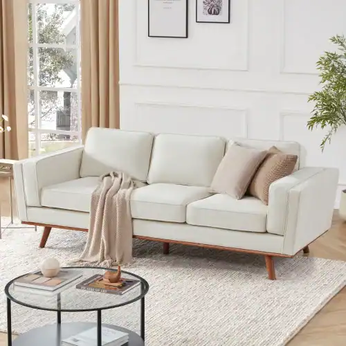 George Oliver Estes Inayat 84'' Upholstered Sofa | Wayfair